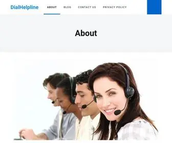 Dialhelpline.com(About) Screenshot