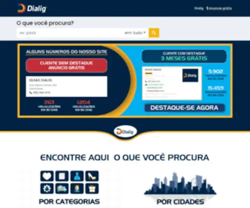 Dialig.com.br(Seu guia de negócios) Screenshot