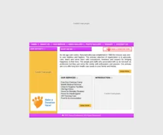 Dialjust.com(Home For The Aged And Disabled) Screenshot