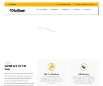 Diallium.com(Toll Free Numbers) Screenshot