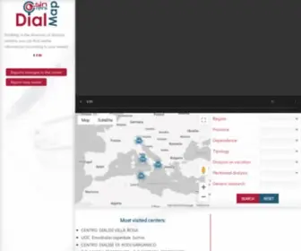 Dialmap.it(La mappa dei centri dialisi divisi per regione tipologia ecc) Screenshot