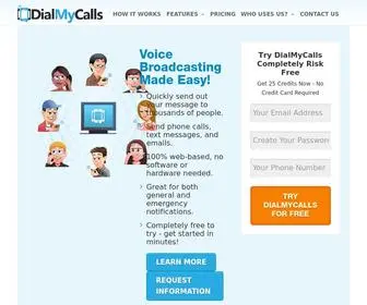 Dialmycalls.com(Mass Text Messaging) Screenshot