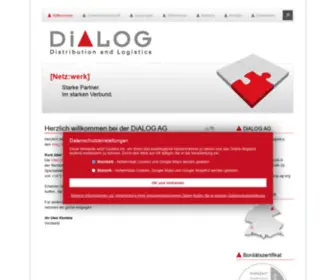 Dialog-AG.org(DiALOG AG Speditionsverbund) Screenshot