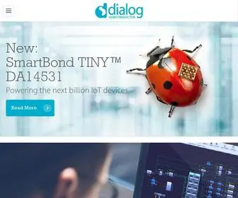 Dialog-Semiconductor.com(Dialog Semiconductor) Screenshot
