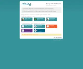 Dialoggroup.biz(Dialog Remote Portal) Screenshot