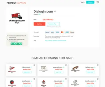 Dialogin.com(International Management) Screenshot