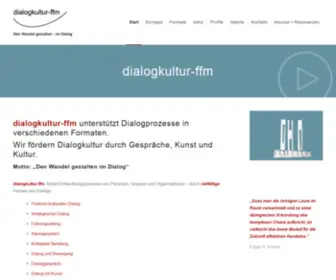 Dialogkultur-FFM.de(Den Wandel gestalten) Screenshot