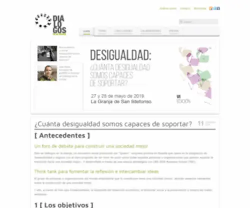 Dialogosenlagranja.es(Dialogos en la Granja) Screenshot