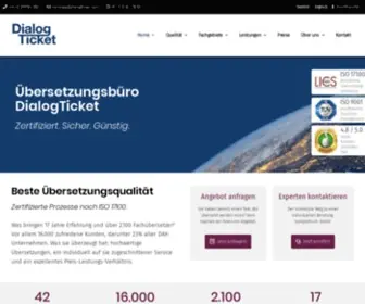 Dialogticket.com(Ihr Übersetzungsbüro) Screenshot