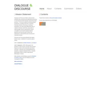 Dialogue-AND-Discourse.org(D&D) Screenshot