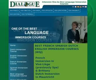 Dialogue-Languages.com(Best immersion in French Dutch English Spanish) Screenshot