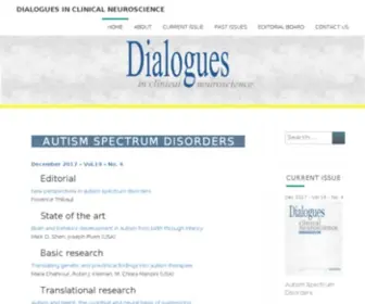 Dialogues-CNS.org(Dialogues in Clinical Neuroscience) Screenshot