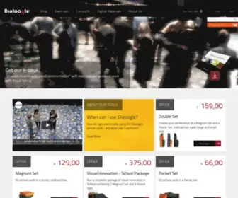 Dialoogle.com(Inspirer og styrk dialogen med en visuel tilgang) Screenshot