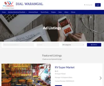 Dialwarangal.com(The Local Search Engine) Screenshot