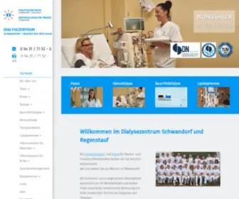 Dialysezentrum-SChwandorf.de(Praxis und Dialysezentrum in Schwandorf und Regenstauf) Screenshot