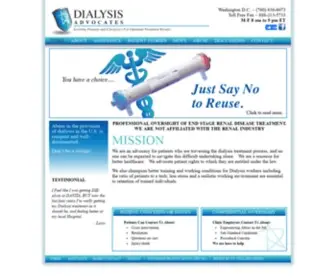 Dialysisadvocates.com(Oversight of End Stage Renal Disease) Screenshot