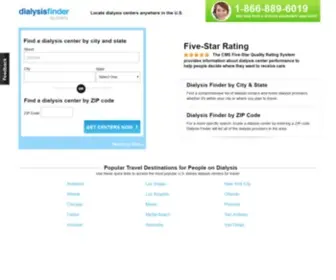 Dialysisfinder.com(Dialysis Finder) Screenshot