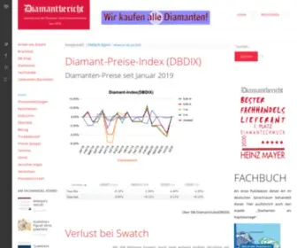 Diamantbericht.de(Diamanten Preisentwicklung seit 1979) Screenshot