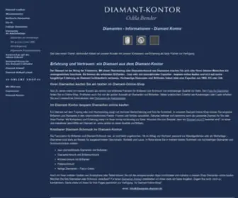 Diamanten-Diamant.de(Diamanten online kaufen im Diamant) Screenshot