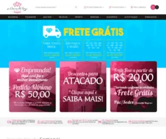 Diamanterosashop.com.br(Diamante Rosa Shop: Bijuterias Atacado e Acessórios Para Revenda) Screenshot