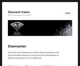 Diamantfakta.se(Diamanter) Screenshot