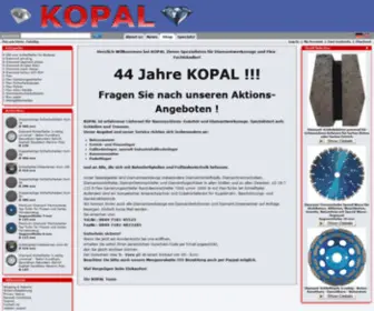 Diamantschleiftoepfe.de(KOPAL) Screenshot