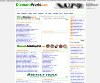 DiamantWorld.com(Diamond Tools China USA Iran Europe India Korea Buyers Importers) Screenshot