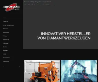 Diamasa.de(Diamantwerkzeuge und Maschinen) Screenshot