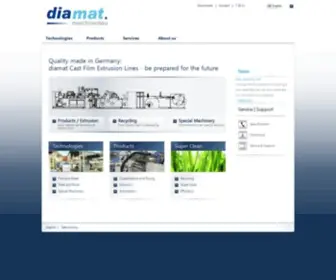 Diamat.com(Startseite) Screenshot