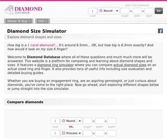 Diamdb.com(Diamond Database) Screenshot