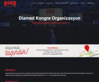 Diamed98.com(Diamed Kongre Organizasyon) Screenshot