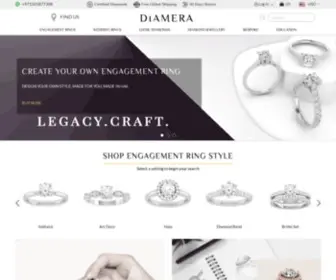 Diamera.com(Buying Diamond Engagement Rings) Screenshot