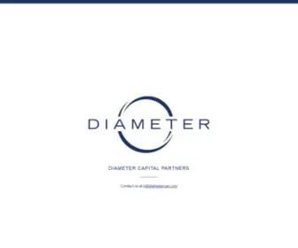 Diametercap.com(Diameter Capital Partners) Screenshot