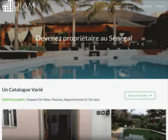 Diamimmobilier.com(DIAM Immobilier) Screenshot