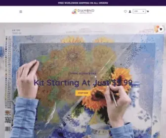 Diamond-Painting.co(Create an Ecommerce Website and Sell Online) Screenshot