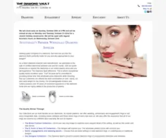 Diamond-Vault.com(Certified Diamond Jewelry Store) Screenshot