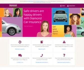 Diamond.co.uk(Car insurance for Women) Screenshot