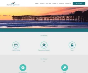 Diamondapartmentspb.com(Experience Property Managers in Pacific Beach and Point Loma) Screenshot