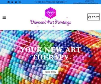 Diamondartpaintings.com(Diamond Art Paintings) Screenshot