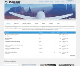 Diamondaviators.net(DIAMOND AVIATORS NET) Screenshot