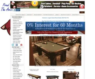 Diamondbackbilliards.com Screenshot