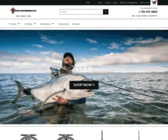 Diamondbackfishingrods.com(Diamondback Fly Rods) Screenshot