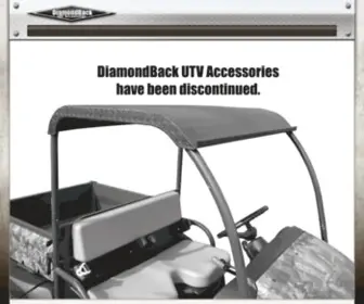 Diamondbackutv.com(UTV Accessories) Screenshot