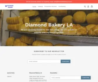 Diamondbakeryla.com(Diamond Bakery LA) Screenshot