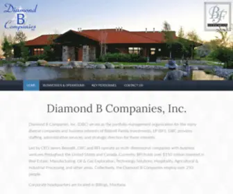 Diamondbco.com(Diamond B Companies) Screenshot