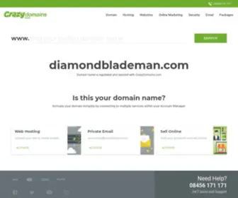 Diamondblademan.com(Crazy Domains) Screenshot