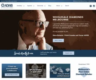 Diamondbrokers.net.au(Wholesale Diamonds Melbourne) Screenshot