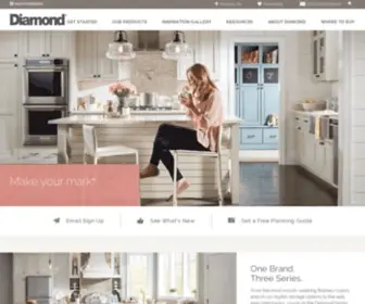 Diamondcabinets.com(Diamond Cabinetry) Screenshot