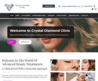 Diamondclinics.co.uk(Crystal Diamond Clinics) Screenshot