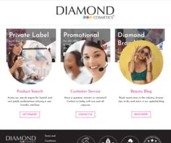 Diamondcosmetics.com(Diamond Cosmetics) Screenshot
